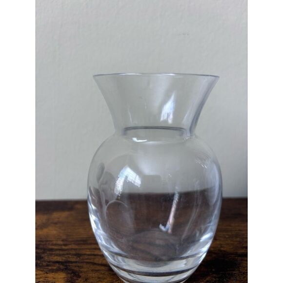 Vintage Mini 5” Val St. Lambert - hand-cut crystal vase with child - Picture 4 of 8